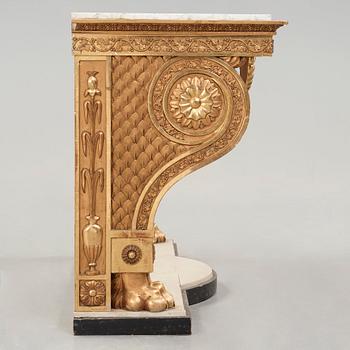 A Swedish Empire early 19th Century console table.
