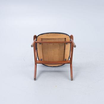 Erik Kirkegaard, a teak armchair,  Høng Stolefabrik, Denmark, 1960's.