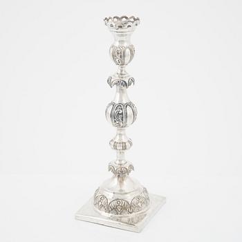 Ljusstake, silver, Warszawa 1880.