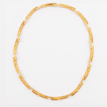 Lapponia, design Björn Weckström, necklace, "Tundra", 18K gold.