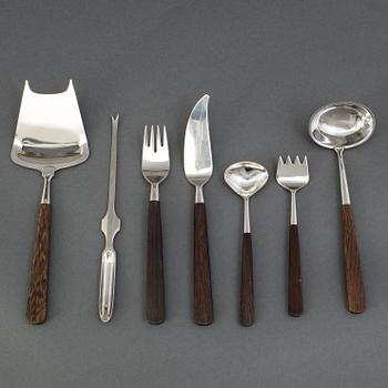 BERTEL GARDBERG, bestickuppsättning 159 dlr "Lion de Luxe", Hackman, Finland, efter 1958, schatull från Stig-Bolaget.