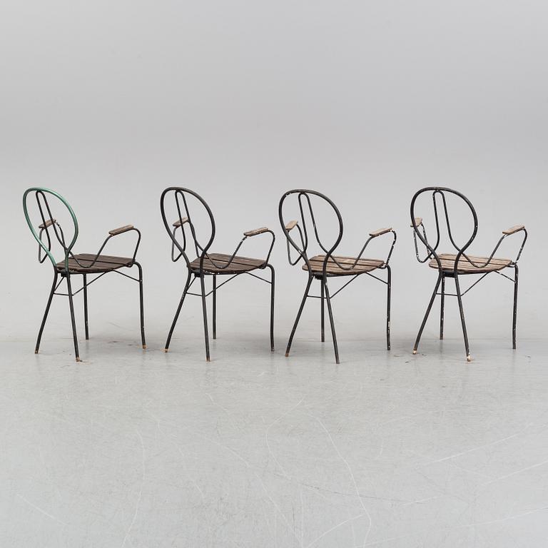 A set of four 'Pia' chairs by Tore Ahlsén for Gärsnäs.