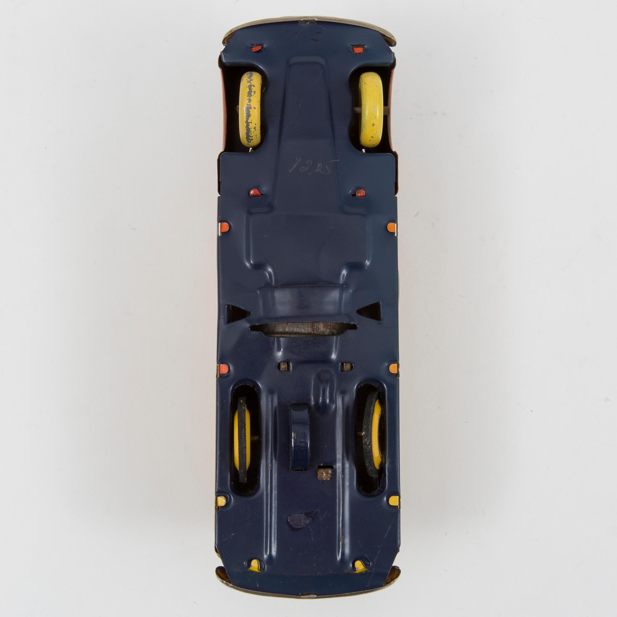 A tinplate "Tokyo bus" toy, Japan, 1930/40-tal.