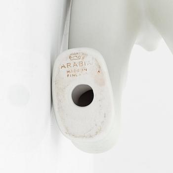 Skulptur, isbjörn, keramik, Arabia, 1960-tal.