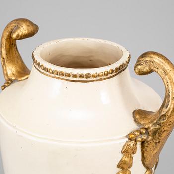 URNA med LOCK, flintgods. Sverige, omkring 1800.