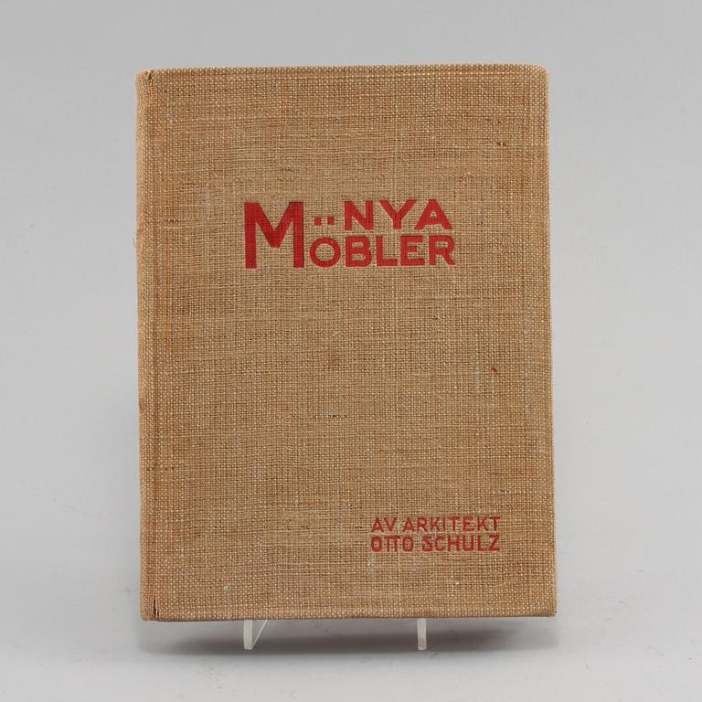 BOK, "Nya Möbler", Otto Schulz, Eget Förlag, Josef Bergendahls Boktryckeri, Göteborg, 1913.