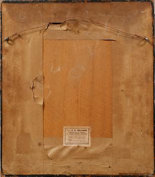 OKÄND KONSTNÄR, olja på papper, 1700/1800-tal.