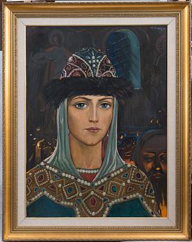 Ilja Glazunov, "PRINSESSAN JEVDOKIA I TEMPLET (1980)".