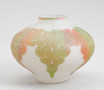 VAS, glas, möjligen Frankrike, tidigt 1900-tal.