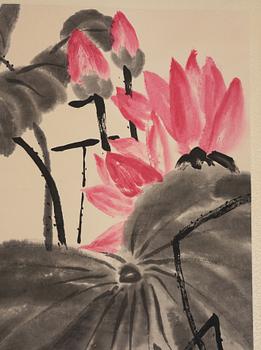 Qi Baishi, after, Lotus, 20th century.