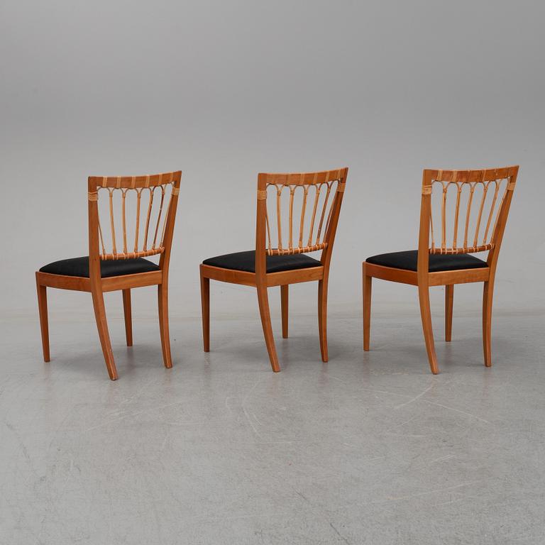 Josef Frank, stolar 6 st, modell 1165, Firma Svenskt Tenn.