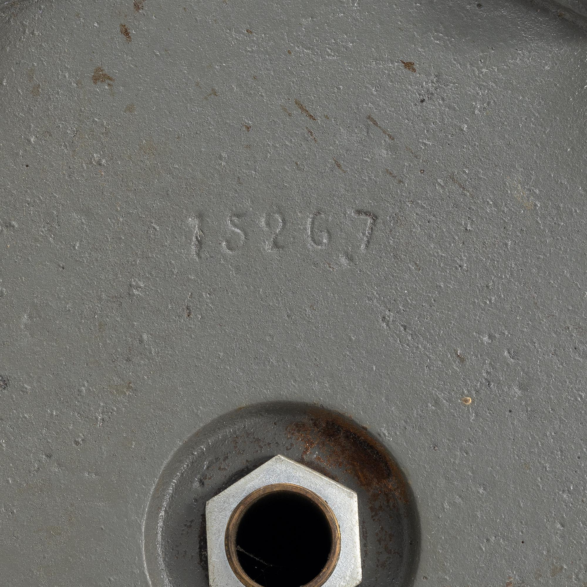 Harald Notini, golvlampa, modell "15597", Arvid Böhlmarks Lampfabrik, Stockholm, 1950-tal.