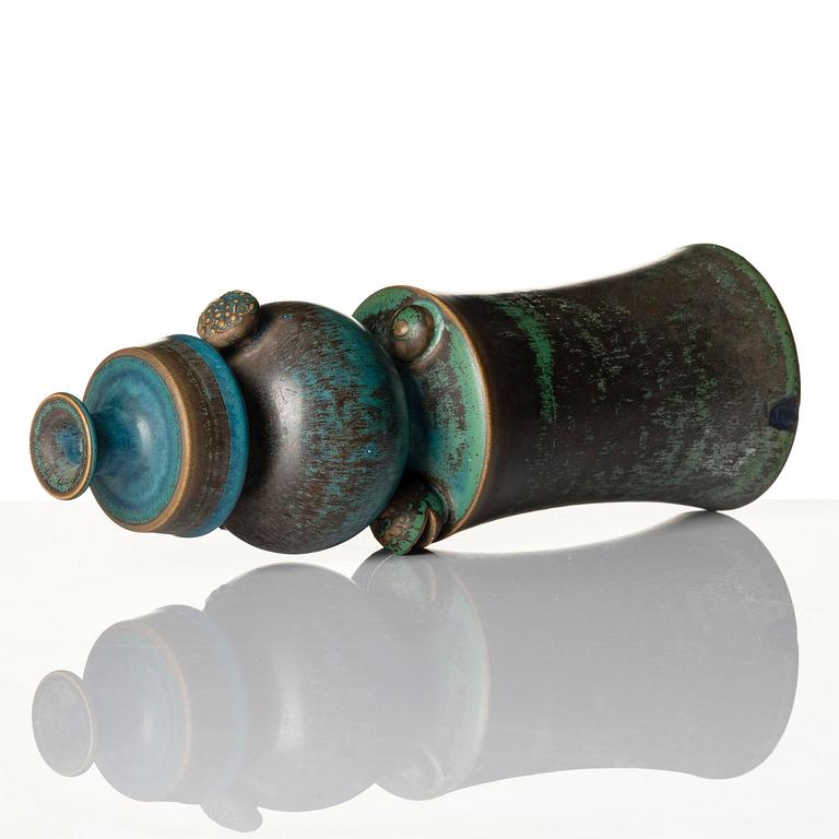 Stig Lindberg, a stoneware vase/sculpture, Gustavsberg Studio, 1962.