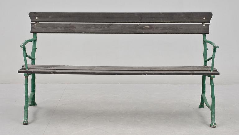 TRÄDGÅRDSSOFFA, gjutjärn, 1900-tal.