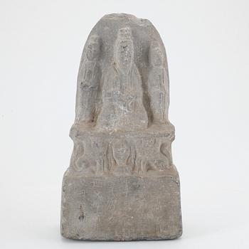 STELE, stenarbete, Tang-stil, Kina, 1800-tal.