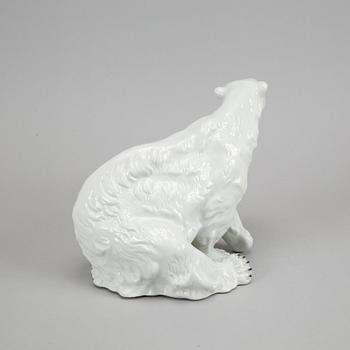 Royal Dux, a 398/1 porcelain polar bear, Czeckoslovakia.