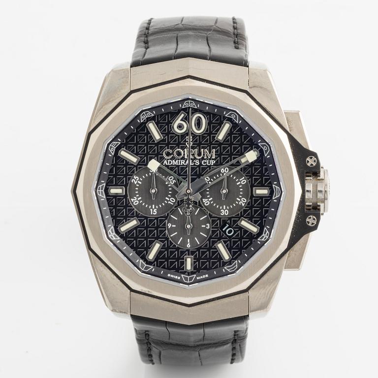 Corum, Admiral's Cup, AC-One 45, chronograph, wristwatch, 45 mm.