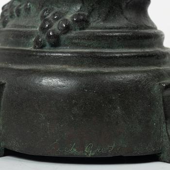 Axel Gute, Table lamp, Herrman Bergman, early 20th century.