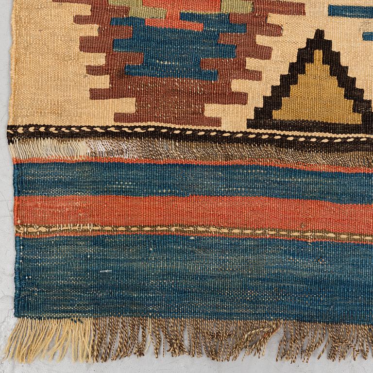 A CARPET, old Shasavan kilim, ca 260 x 125-128 cm.