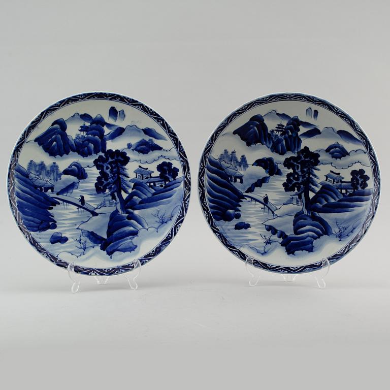 FAT, 1 par, porslin, Japan, 1900-tal.