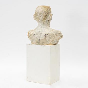 A stone sculpture, 20th century.