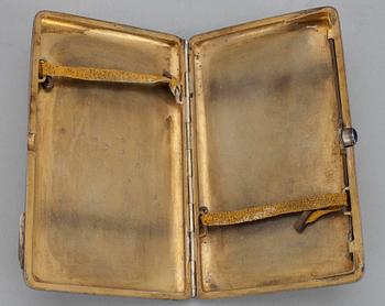 CIGARRETUI, silver, Ryssland. Vikt ca 235 g.