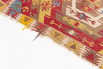 Rug, Antique Anatolian Kilim, circa 235 x 177 cm.
