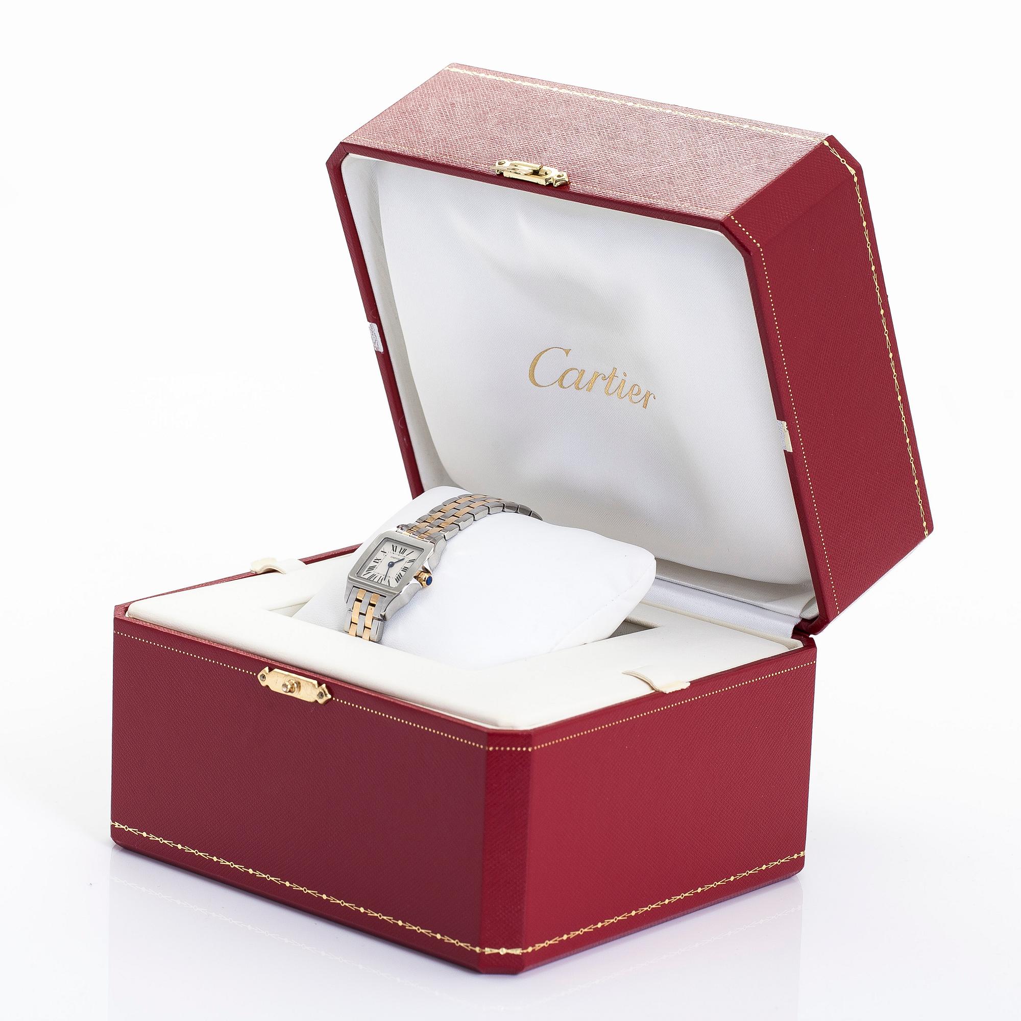 Cartier, Santos Demoiselle, wristwatch, 20 x 19.5 (28) mm,