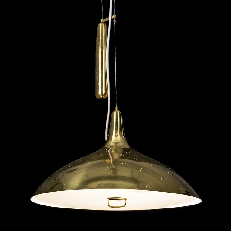 PAAVO TYNELL, ADJUSTABLE PENDANT. Designed for Taito Oy 1948.