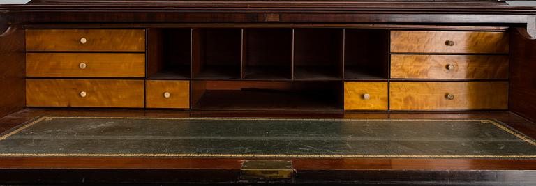 A 1830s Regency Secretaire Bookcase.
