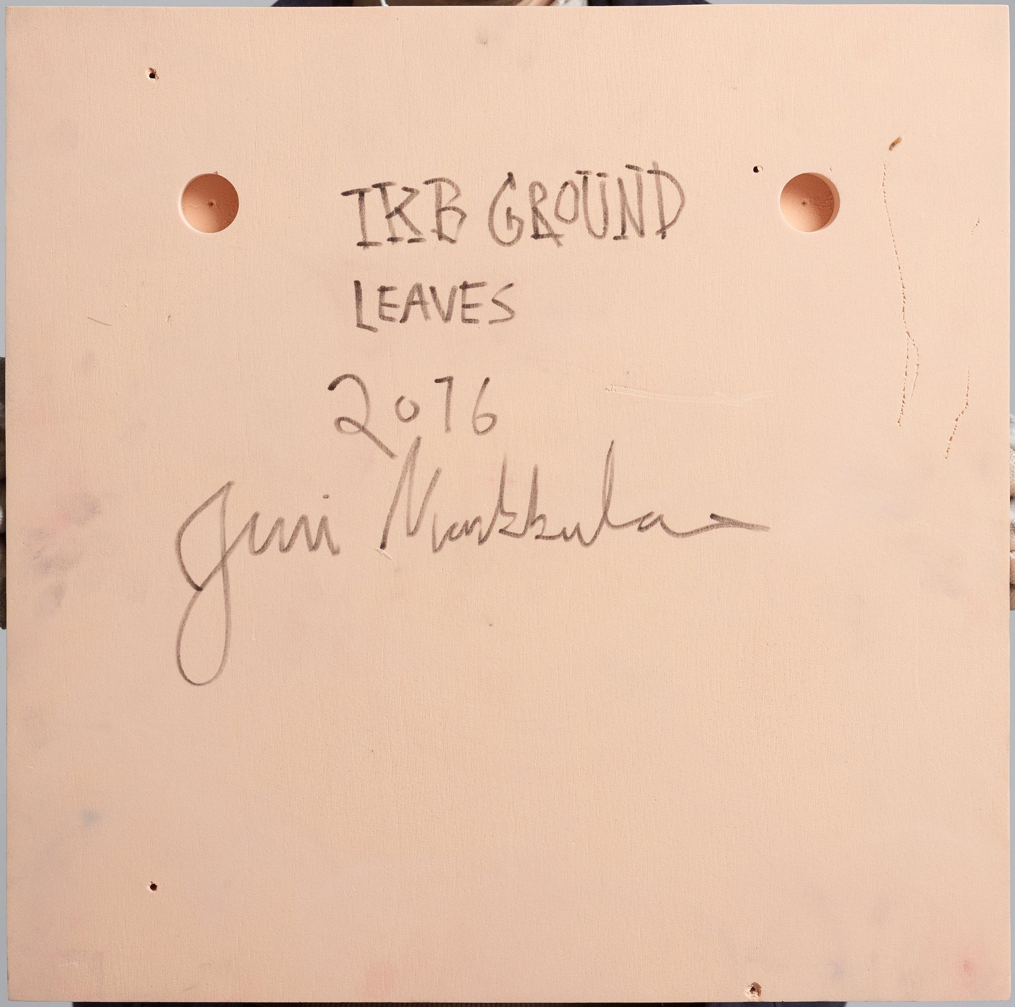 Juri Markkula, "IKB Ground Leaves".