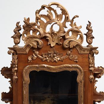 The Kristina Nilsson (1843-1921, opera singer) vitrine cupboard, 18th and 19th century.