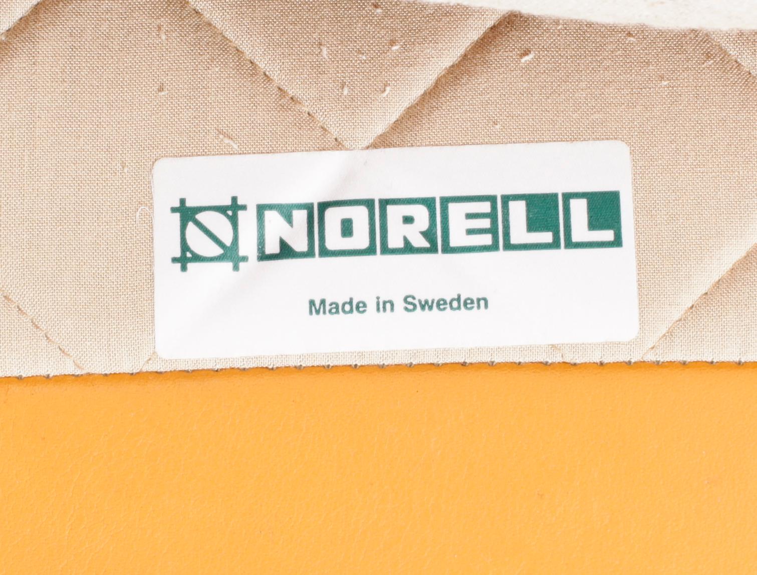 FÅTÖLJER, ett par, "Pilot", Norell, formgiven 1967.