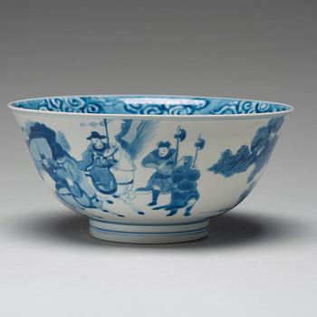 SKÅL, porslin. Qingdynastin, Kangxi (1662-1722).