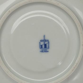KAFFESERVIS, 14 delar, porslin, "Singapore" Arabia 1932-49 och 1964-71.
