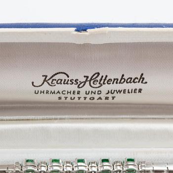 Armband 18K vitguld med runda briljantslipade diamanter.