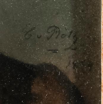 CARL LUDWIG VON PLÖTZ, pastell, signerad och daterad 1834.