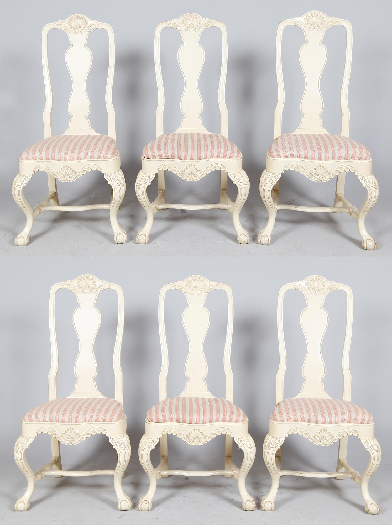 MATSALSMÖBEL, 10 del, barockstil, 1900-tal.