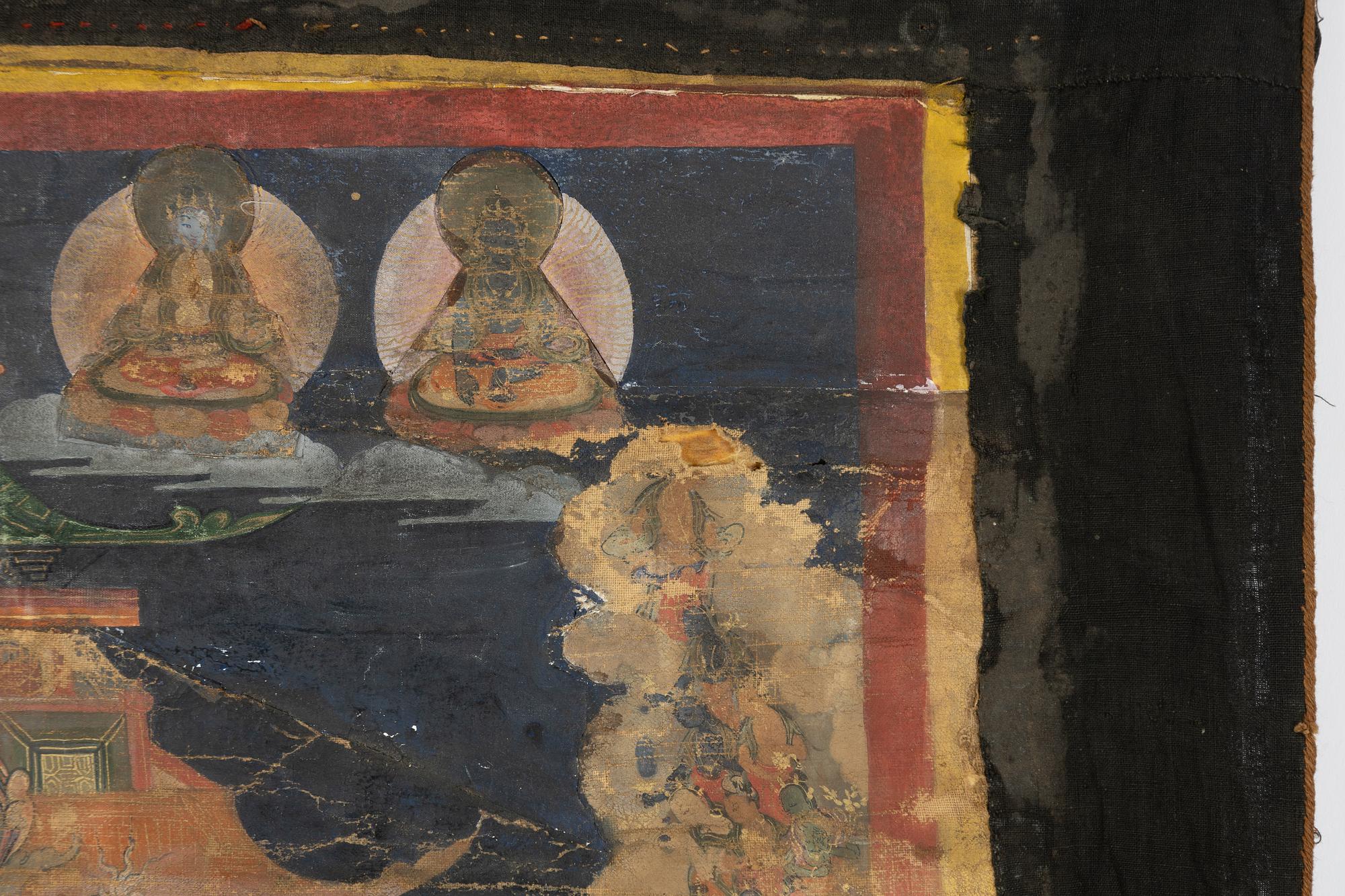 A Tibetan thangka, 19th/20th century.