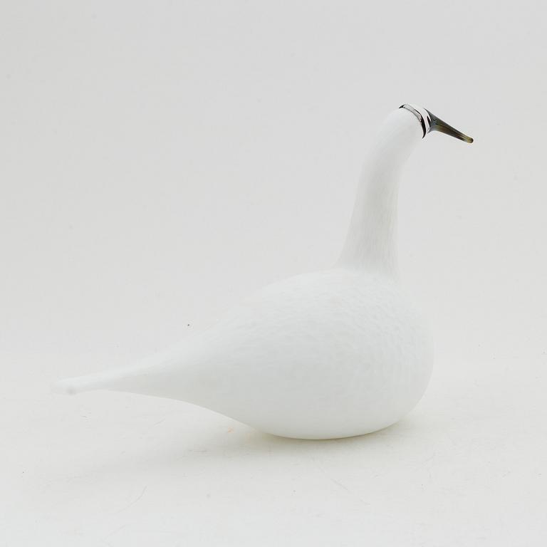 Oiva Toikka, a glass bird, Nuutajärvi Notsjö, signed, 2007.