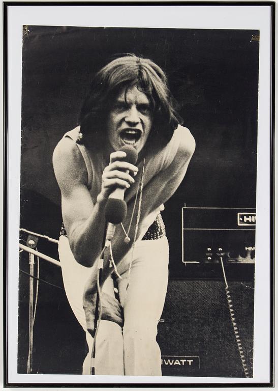 POSTER, "Mick Jagger", 1970s.
