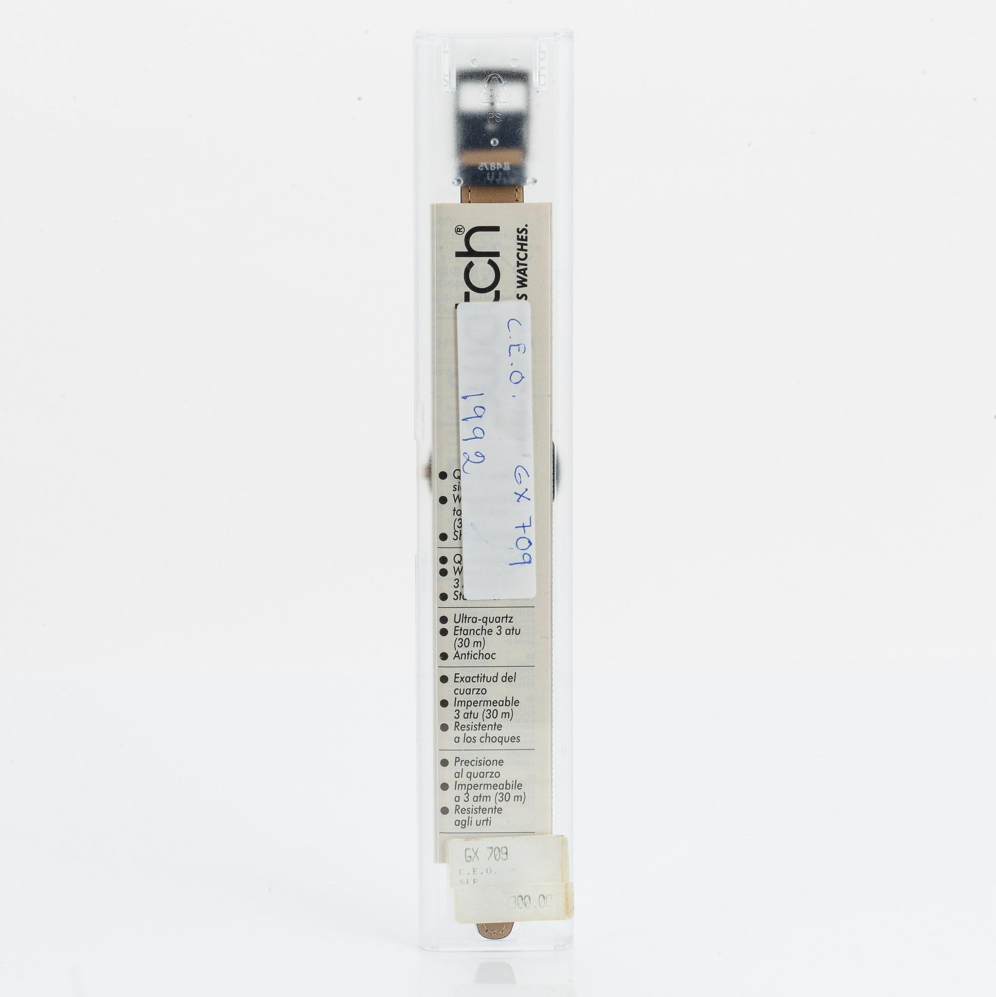 Swatch, C.E.O, wristwatch, 34 mm.