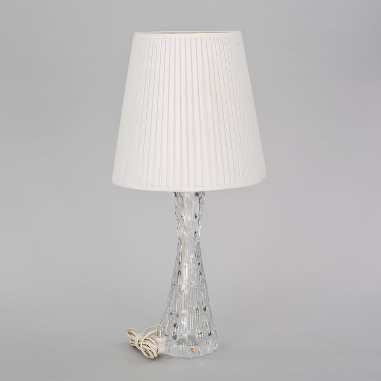 BORDSLAMPA, glas. Carl Fagerlund Orrefors.