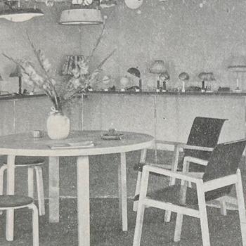 Boréns, a rare table lamp model 160, Borås, 1930s.