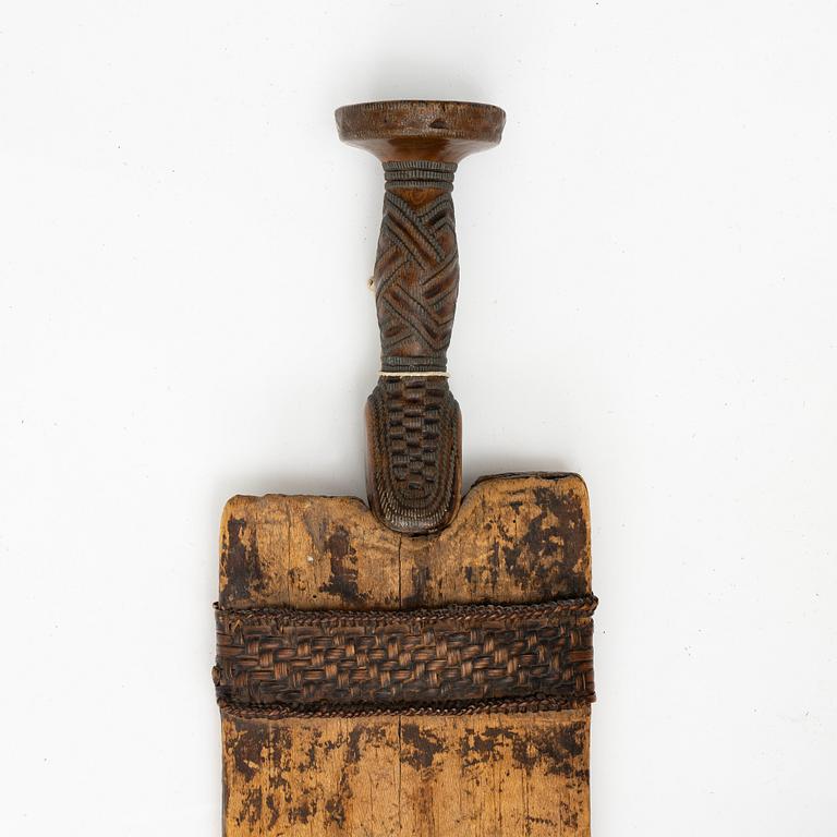 A Luba short sword, Congo,