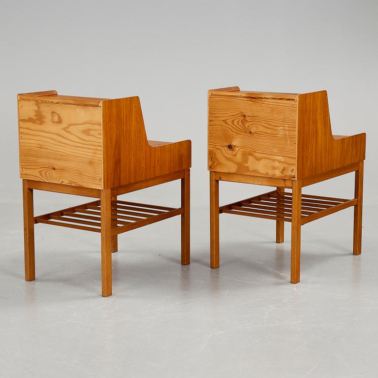 SÄNGBORD, ett par, 1950/60-tal.