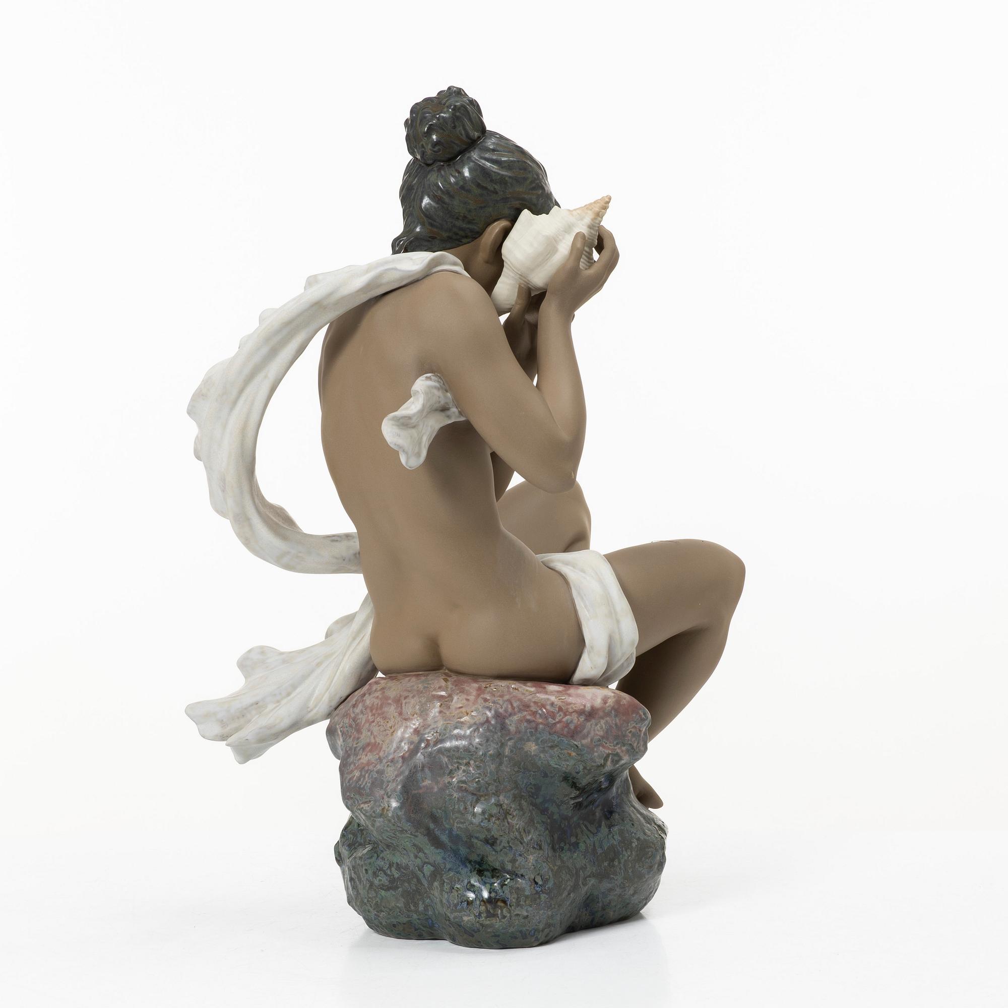 Lladró, figurin, "Whispers by the sea", Spanien.