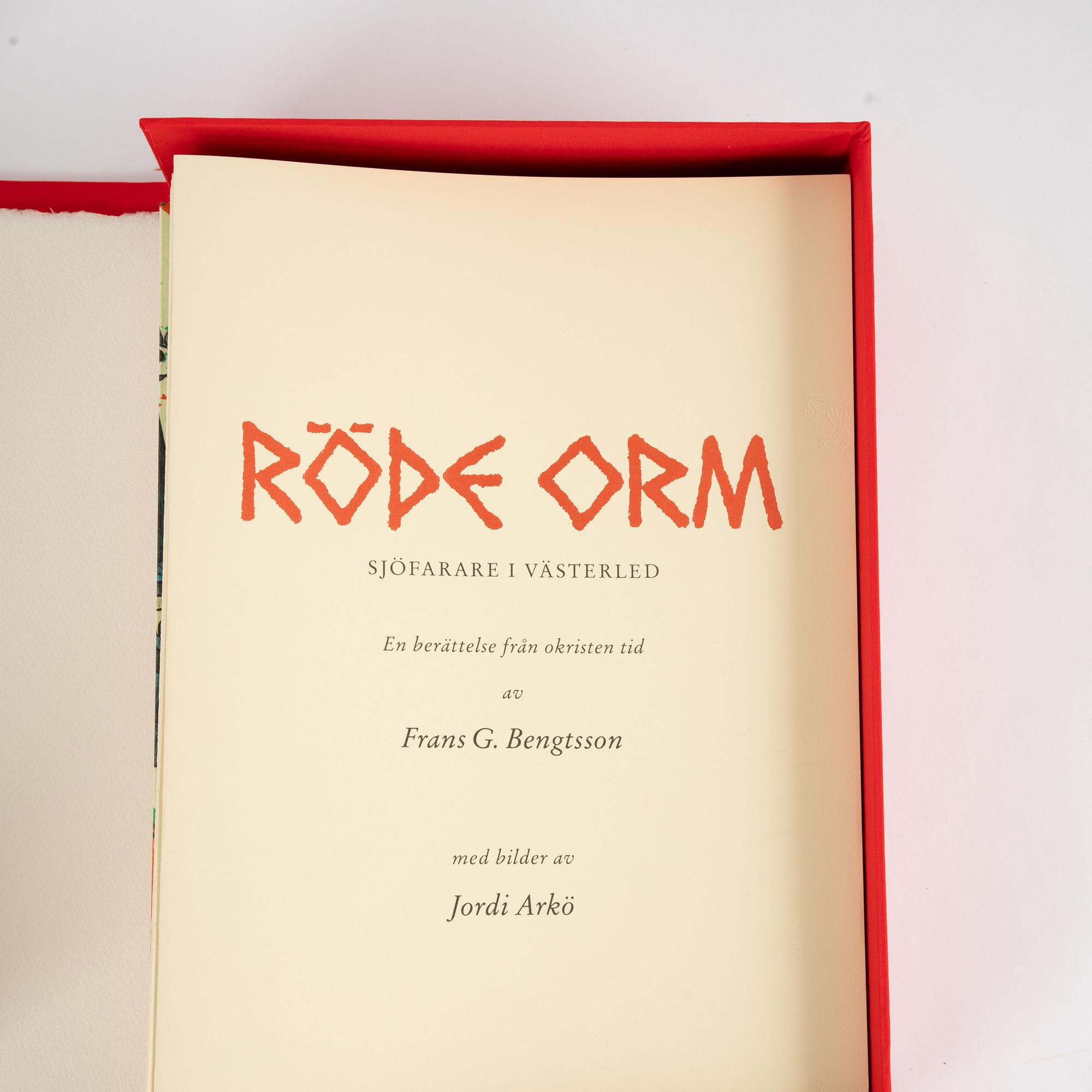 Jordi Arkö, two portfolios with 105 lithographs in colours each.