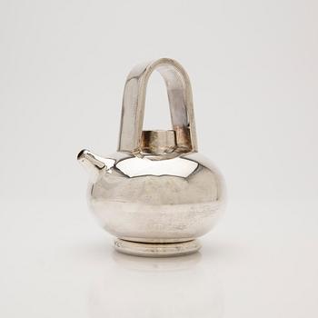 Teapot, sterling silver, Mexico.