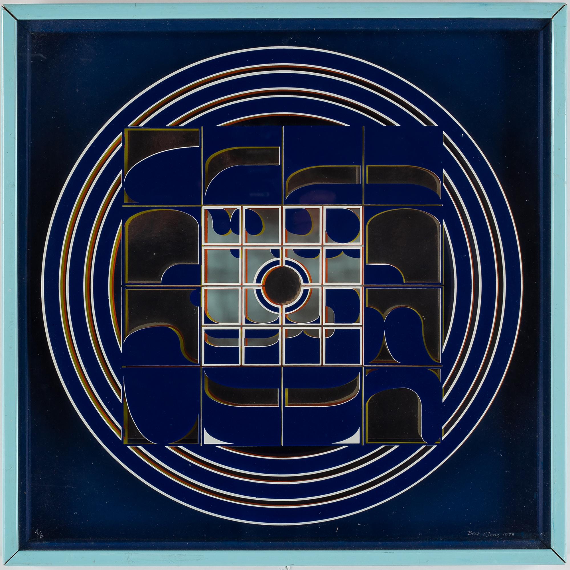 Beck & Jung,  multiples 4,  1973, signerade 6/6, 3/6, 4/6, 1/6,